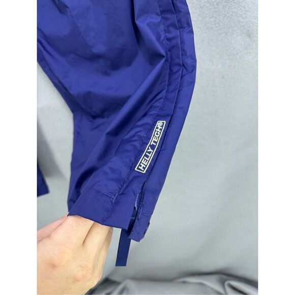 Helly Hansen Mens Blue Waterproof Packable Windbreaker Track Pants Large - Picture 3 of 10
